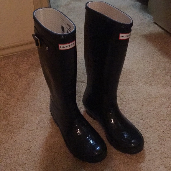 Hunter Rain boots, Tall, Gloss - Picture 2 of 4